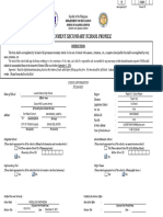 Government Junior High School Profile (Beginning of The Sy Data) 2014