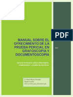 LA PERICIAL EN GRAFOSCOPIA Y DOCUMENTOSCOPIA Incluye - Formulario - Sobre - Ofrecimiento - Cu PDF