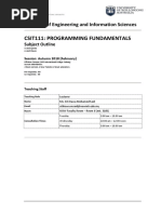 CSIT111 SubjectOutline Feb2018