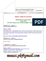 ENG201-midterm Subjectives Solved With References by Moaaz PDF