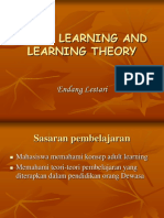 Andragogy and Learning Theory