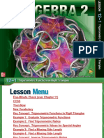12-1 Trigonometric Functions in Right Triangles