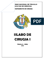 Silabo de Cirugia I 2018