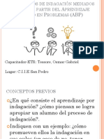 Los Procesos de Indagación Mediados Por TIC A Partir Del Aprendizaje Basado en Problemas (ABP)