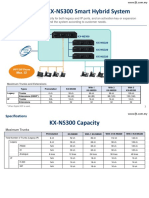 Panasonic KX-NS3000 System Specification