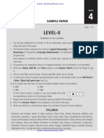 Level-Ii: Sample Paper