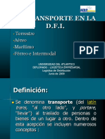 El Transporte en La Dfi