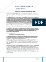 Informe Desarrollo Industrial Sostenible e Inclusivo.