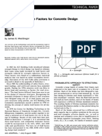 Load and Resistance Factors For Concrete Design: Aci Journal Technical Paper