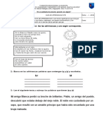 1.-Adivina Buen Adivinador: Lee Las Adivinanzas y Une Según Corresponda