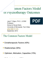 The Common Factors Model in Psychotherapy Outcomes