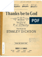 Thanks Be To God PDF