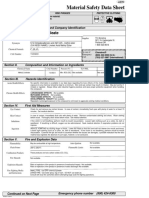 Material Safety Data Sheet: Methyl Linoleate