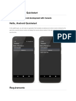 Hello, Android: Quickstart: Introduction To Android Development With Xamarin