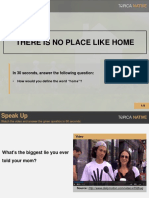 There Is No Place Like Home: in 30 Seconds, Answer The Following Question