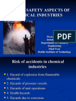 Fire and Safety Aspects of Chemical Industries