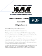 OSMAT Continuous Rulebook