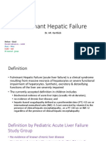 Fulminant Hepatic Failure