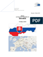 Správa Europoslancov o Slovensku Ad Hoc Delegation To Slovakia Report 20180313