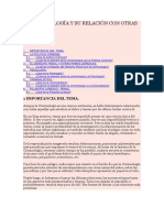 La Criminología y Su Relación Con Otras Ciencias