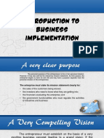 Business Implementation