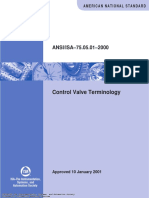 ANSI ISA 75 05 01 Control Valve Terminology PDF