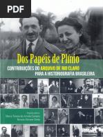 História Da Minha Vida (1938) : A Importância de São Bento Do Sapucaí Na Formação e Ambientação Intelecto-Cultural de Plínio Salgado