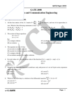 GATE ECE 2008 Actual Paper