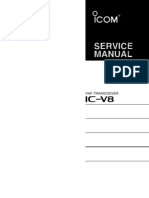 Icom IC-V8 Service Manual