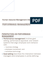 HRM Interventions - Performance Management