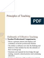 Principles of Teaching