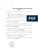 Ejercicios de Areas y Perimetros de Figuras Planas