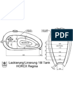 Horex Regina 18 Litre Tank Paint Plan