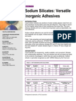 Sodium Silicates: Versatile Inorganic Adhesives: Industrial Chemicals Division