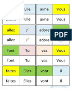 Jeu Domino de La Conjugaison Present