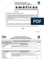 Matematicas Bachillerato 2018 1