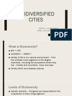 Biodiversified Cities: Gatdula, Claude Jean R. Jariel, Schyler Heleinamae