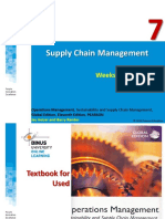 Supply Chain Management: Weeks 7 (Chapter 11)