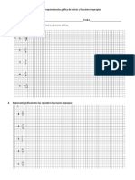 Examen de Representación Gráfica de Mixtos y Fracciones Impropias