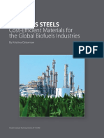 Stainless Steels: Cost-Efficient Materials For The Global Biofuels Industries