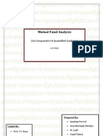 Mutual Fund Analysis: (An Comparative & Quantified Analysis)