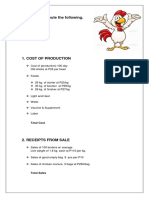 Instruction: Compute The Following: A. Total Cost B. Total Sales C. Net Income D. Roi