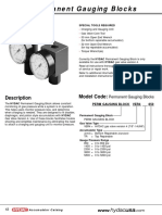 Permanent Gauging Blocks