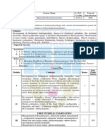 EE372 Biomedical Instrumentation