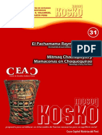 Kosko Pachamama Raymi Qatqa Revista Mosoq Kosko