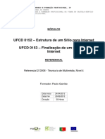 Manual Ufcd 0152-Estrutura de Um Stio para Internet Final