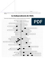 Taller N - 2 Crucigrama La Independencia