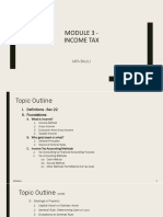 Handout - Module 3 - Income Tax - Part 1