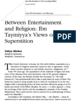 Between Entertainment and Religion