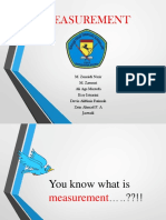 Measurement: M. Zunaidi Nasir M. Zaenuri Ali Aga Mustofa Essy Istyarini Devia Aliftinia Fatimah Zein Ahmad P. A Jaswadi